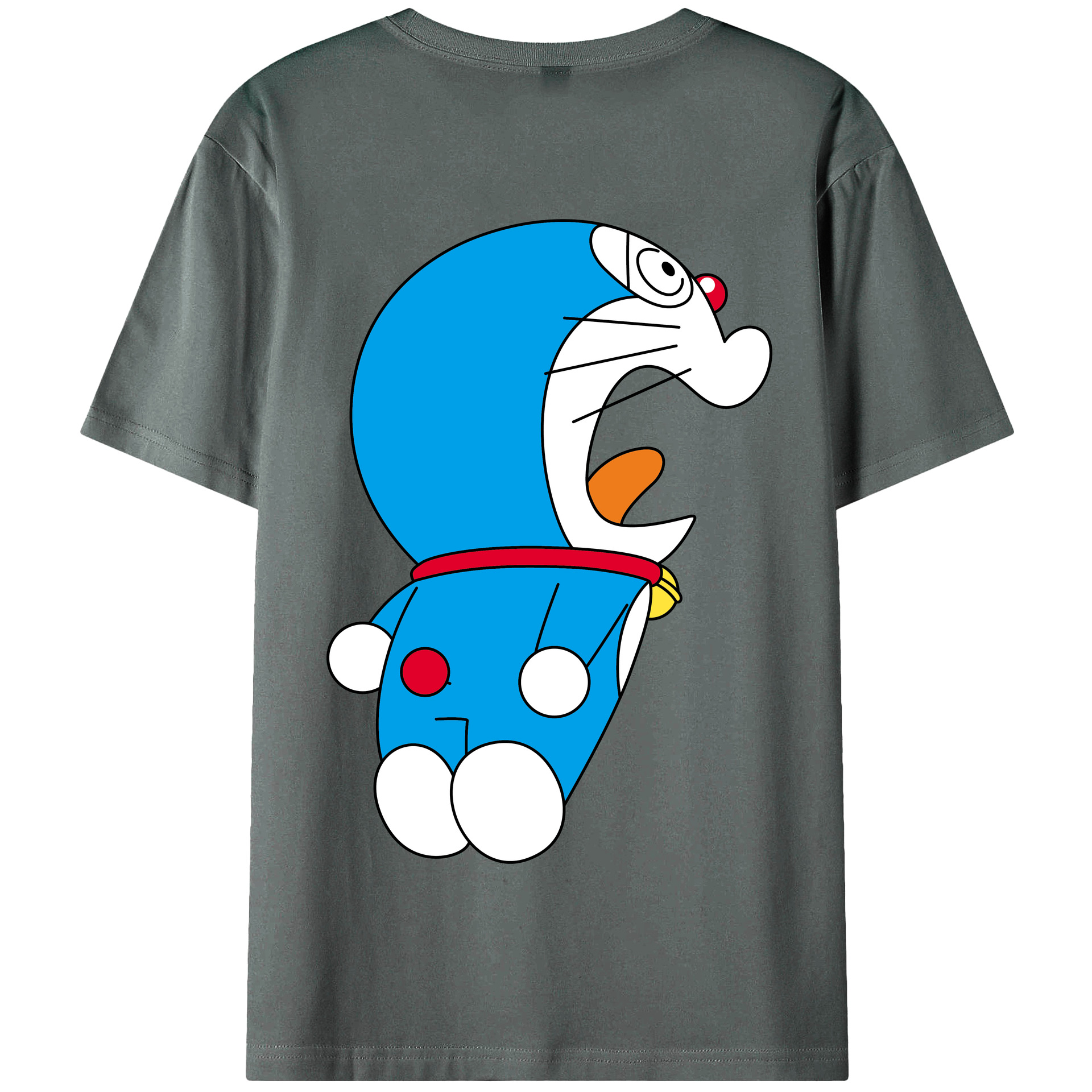 （画像用） ドラえもん Doraemon 綿100％半袖Tシャツ（背面プリント）